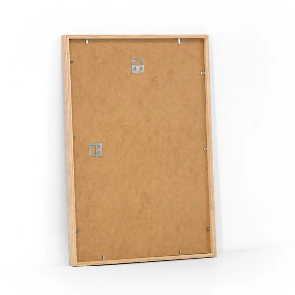 Populær A3 ege billederamme i A3 (29,7x42 cm) med almindelig glas.