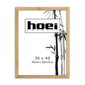 Massiv bambus ramme 30x40