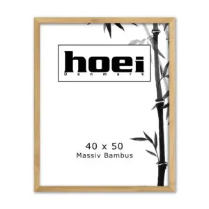 Massiv bambus ramme 40x50
