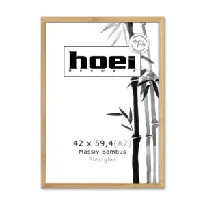 Massiv bambus ramme 42x59,4 A2 plexiglas