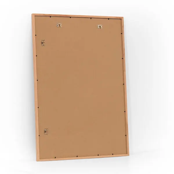 Elegant massiv egetræsramme med plexiglas 59,4x84 A1