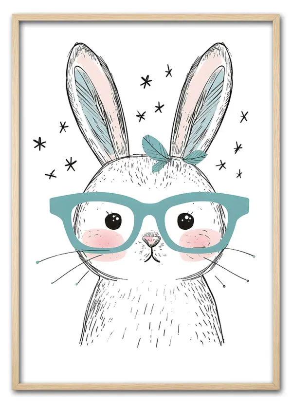 Bunny With Glasses Eg