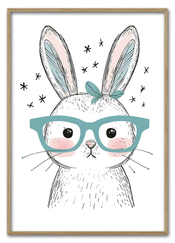 Bunny With Glasses Massiv Eg