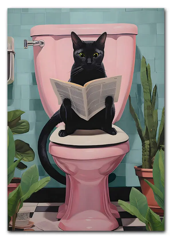Cat on the Throne Plakat