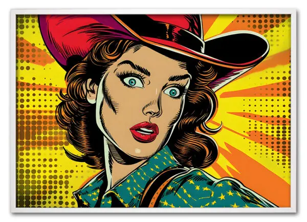 Cowgirl Pop Hvid