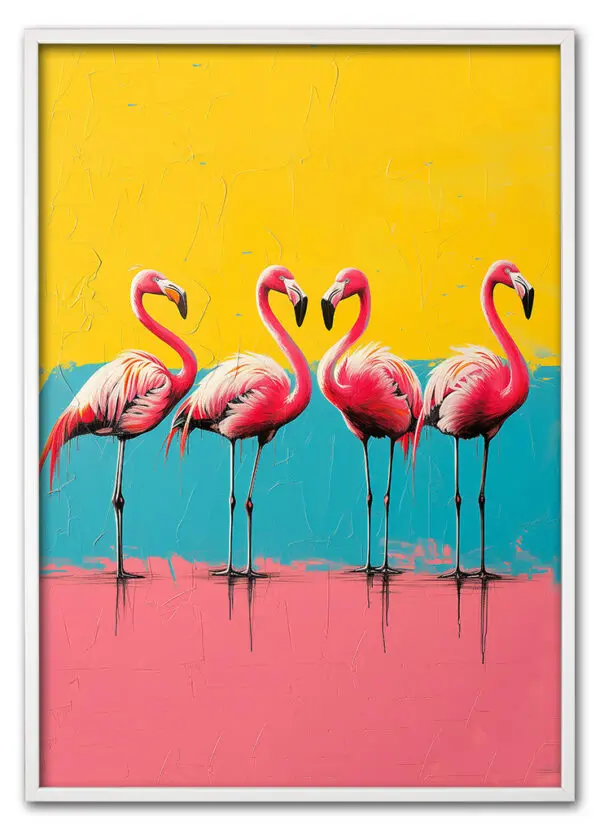 Flamingo Squad Hvid