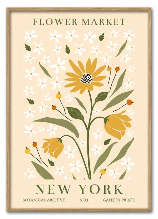 Flower Market New York Massiv Eg