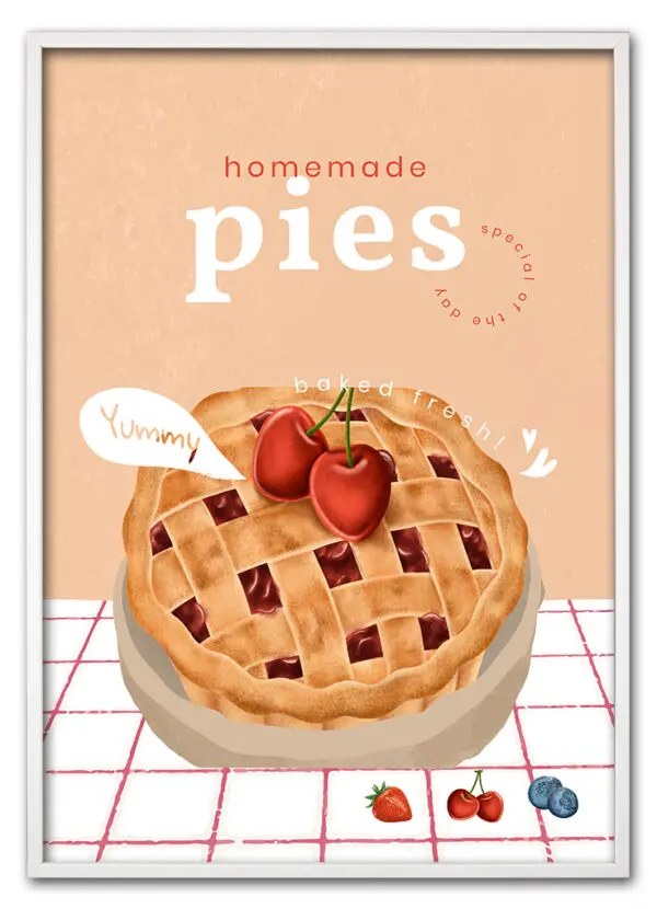 Homemade Pie Love Hvid