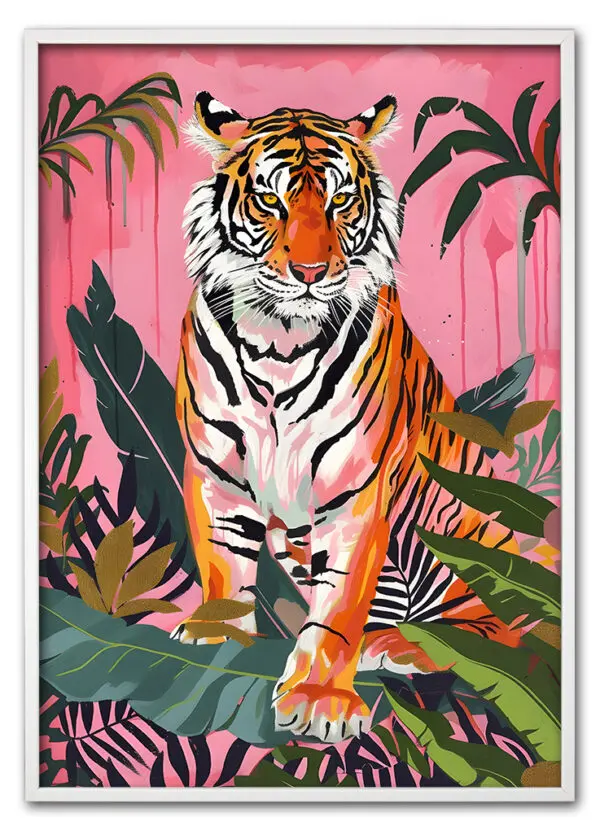 Jungle Tiger Hvid