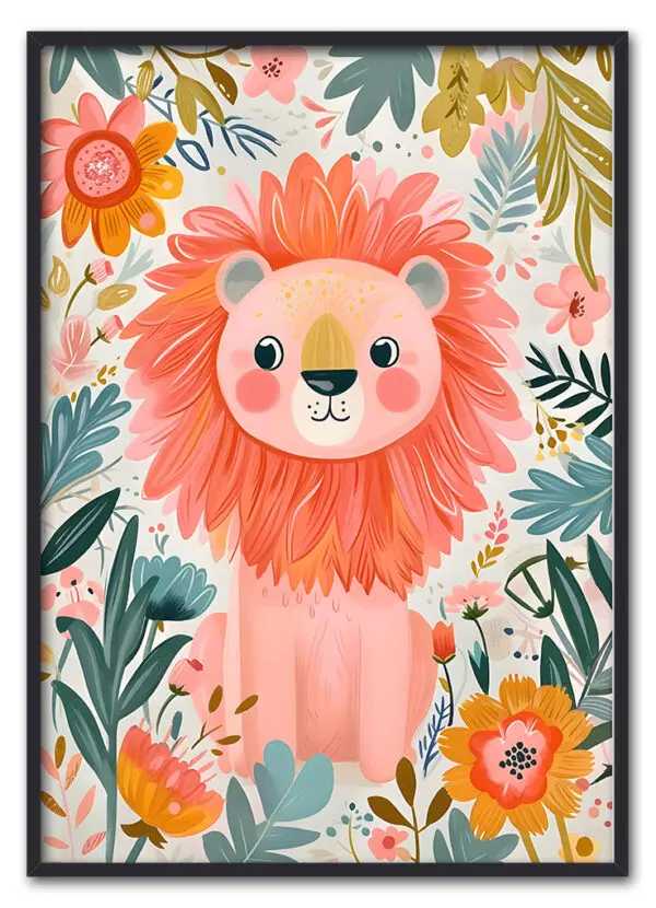 Lion in Bloom No. 01 Sort