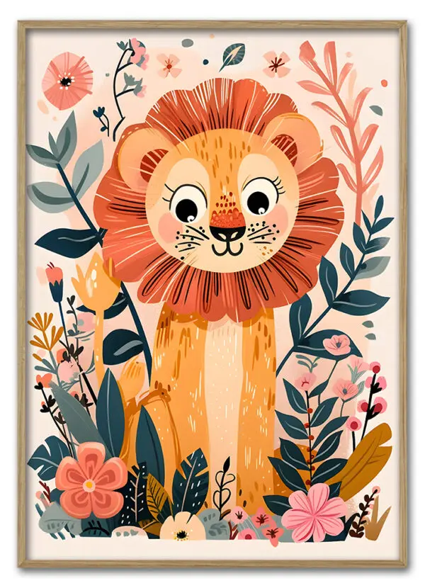Lion in Bloom No. 02 Massiv Eg