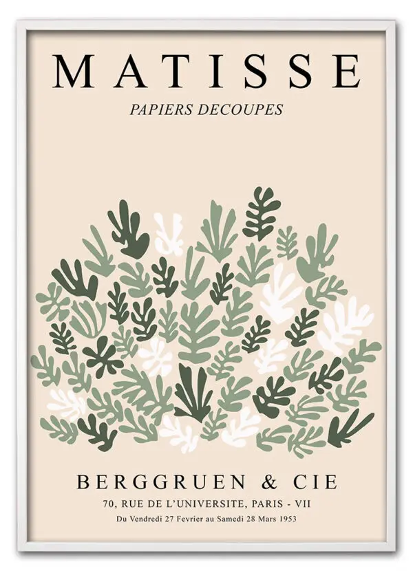 Matisse Botanical Collage Hvid