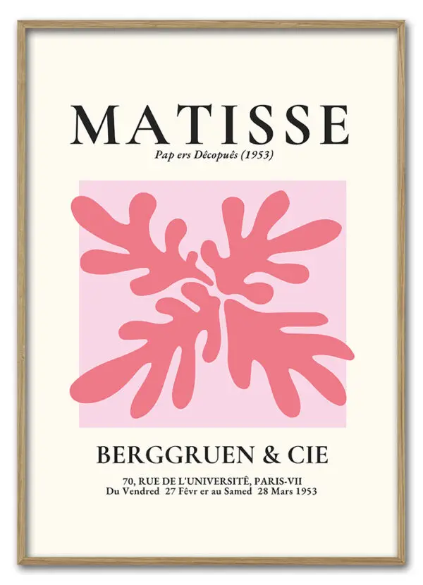 Matisse Coral Form No. 02 (Pink Series) Massiv Eg