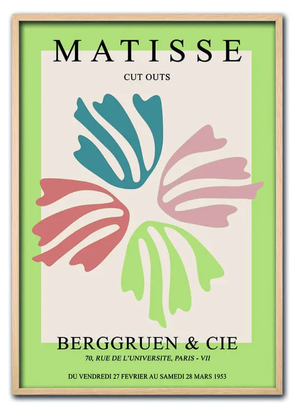 Matisse Cut Outs No. 10 (Floral Fan) Eg