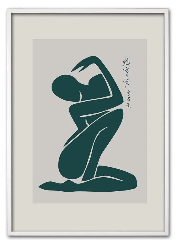 Matisse Deep Green Nude Hvid