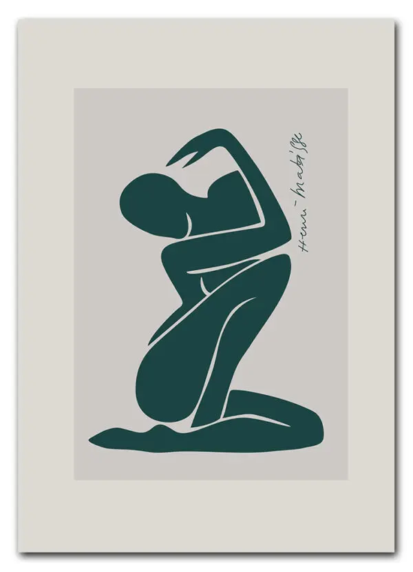 Matisse Deep Green Nude Plakat