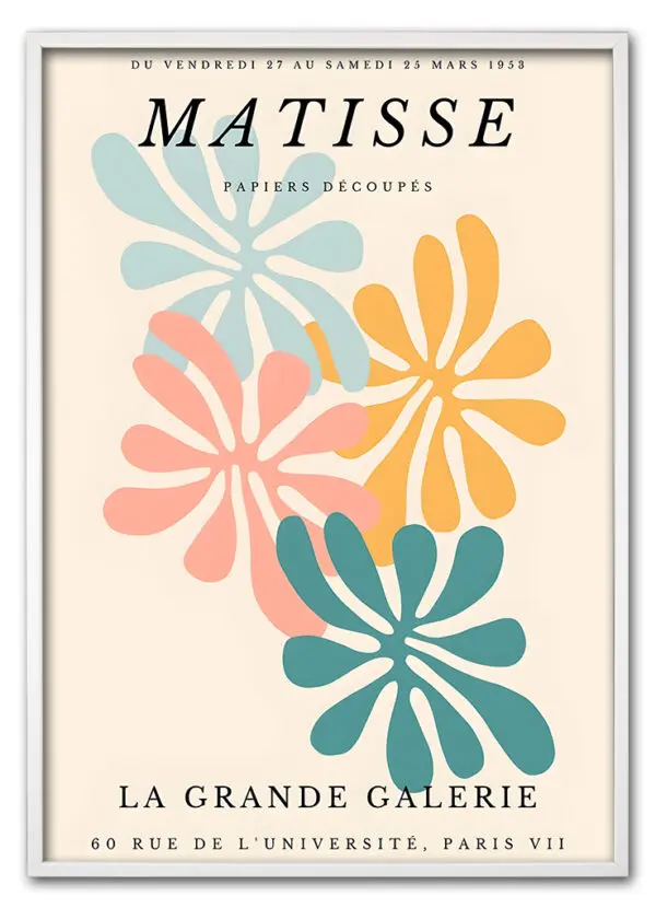 Matisse Flower Study No. 01 Hvid
