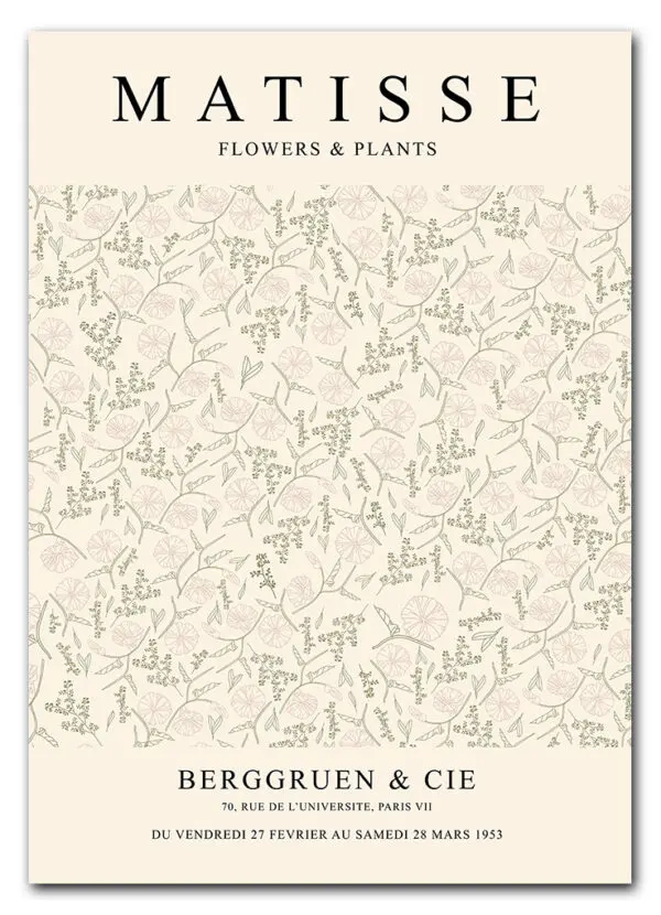 Matisse Flowers & Plants No. 02 Plakat