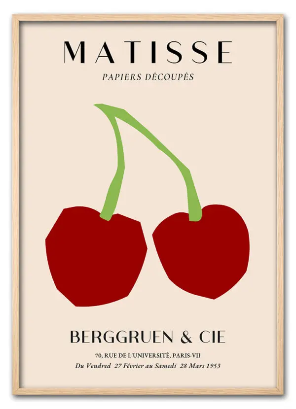 Matisse Fruit Cut Out No. 01 (Cherries) Eg