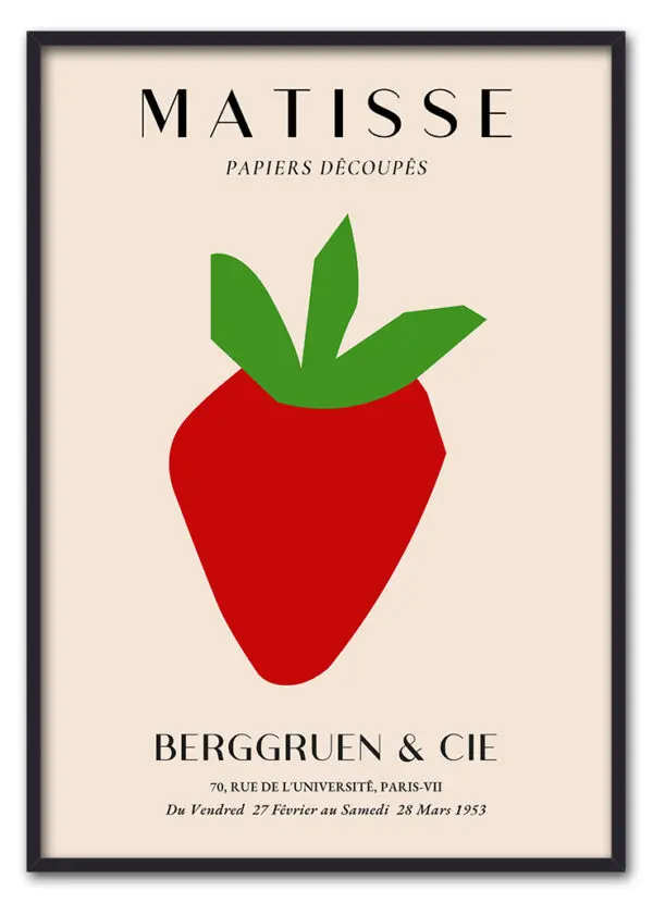 Matisse Fruit Cut Out No. 03 (Strawberry) Sort