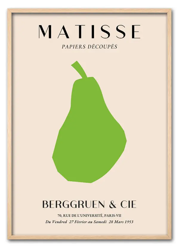 Matisse Fruit Cut Out No. 04 (Pear) Eg