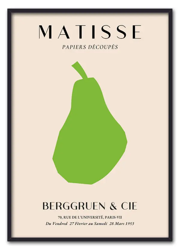 Matisse Fruit Cut Out No. 04 (Pear) Sort