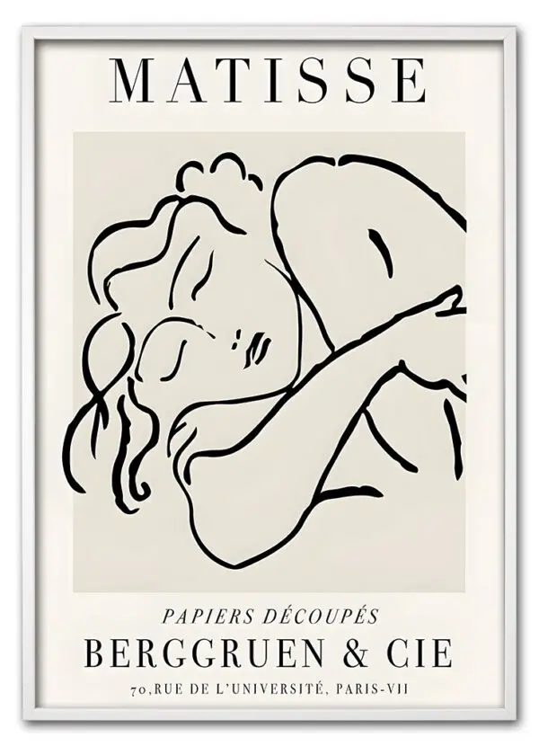 Matisse Reclining Nude Hvid