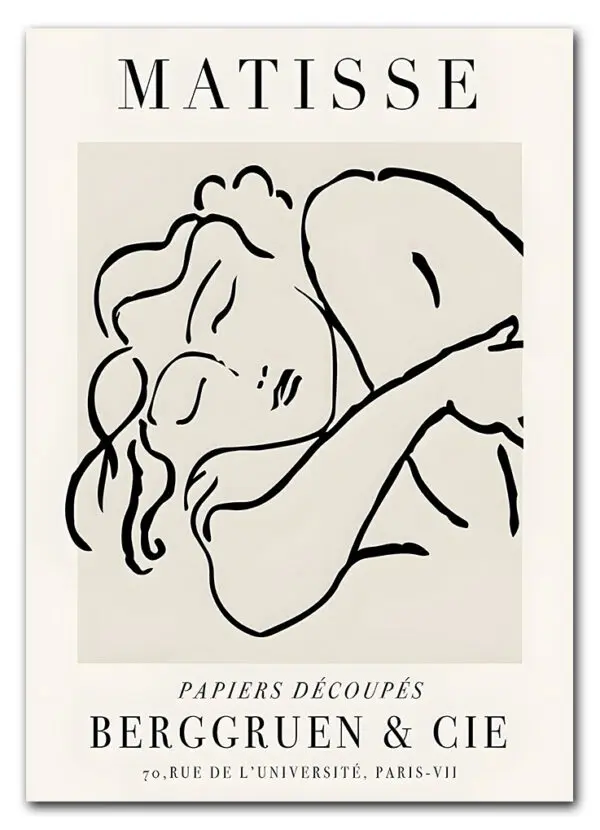 Matisse Reclining Nude Plakat