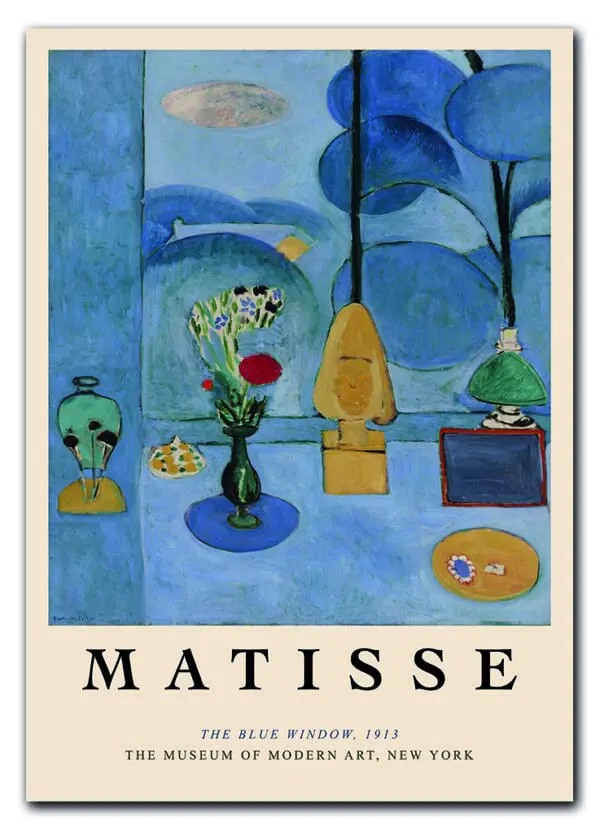 Matisse The Blue Window Plakat