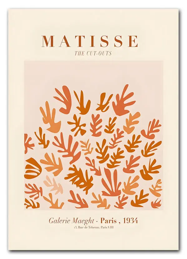 Matisse The Cut Outs No. 01 Plakat