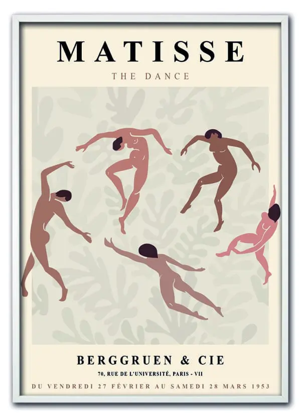 Matisse The Dance No. 01 Hvid