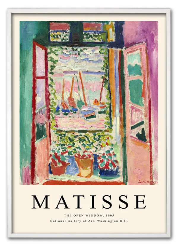 Matisse The Open Window Hvid