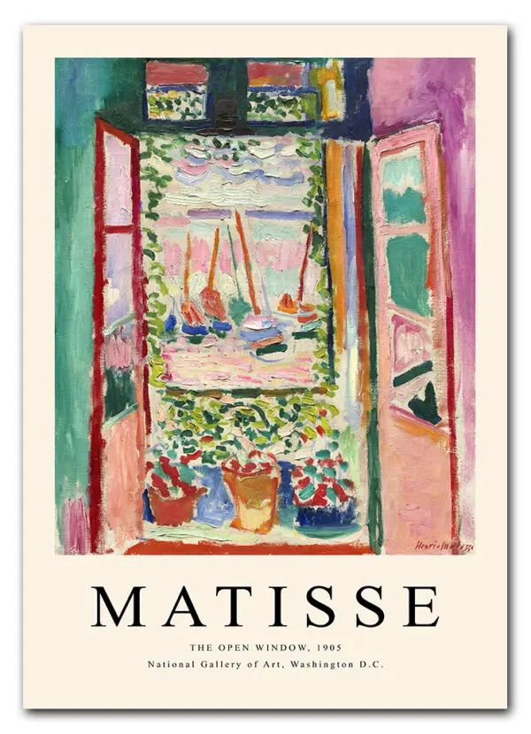 Matisse The Open Window Plakat