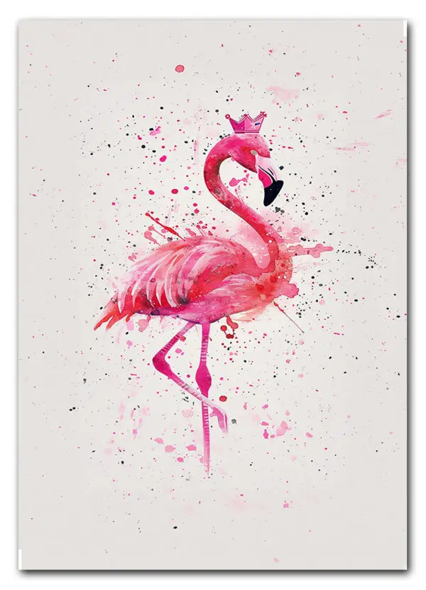 Pink Flamingo Plakat
