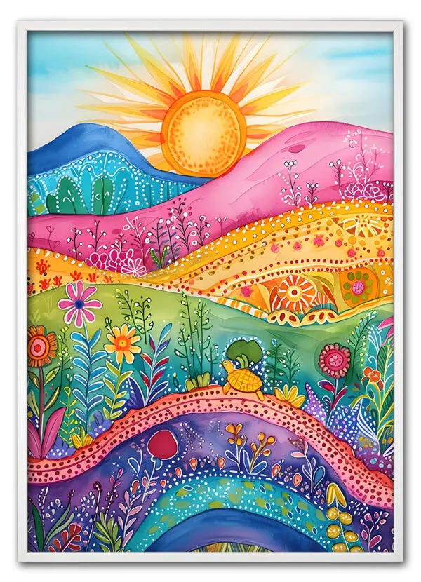 Rainbow Hills No. 01 Hvid