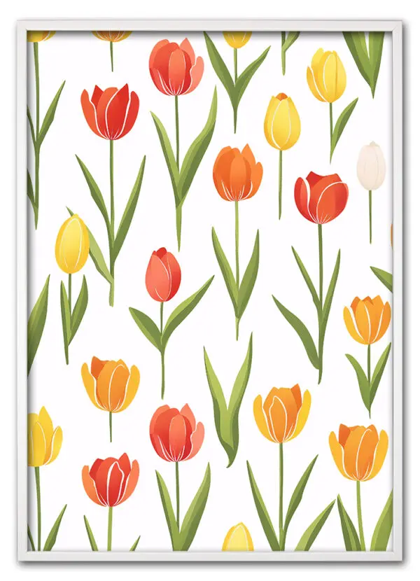 Tulip Composition Hvid