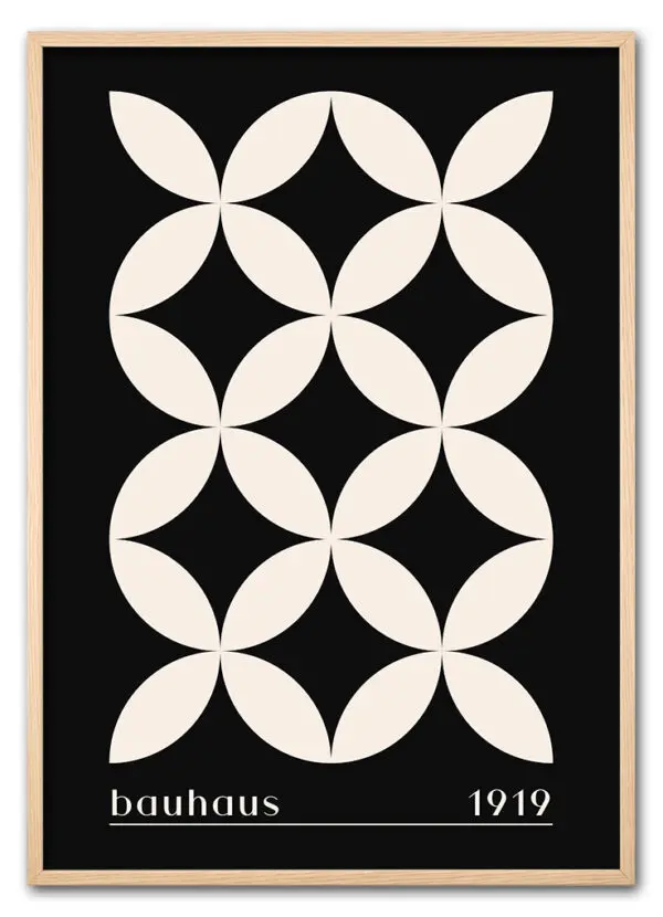 Bauhaus Cross Pattern – Black Edition Eg
