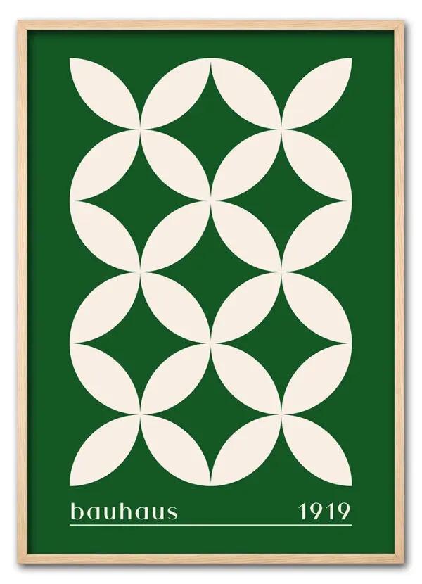 Bauhaus Cross Pattern – Green Edition Eg