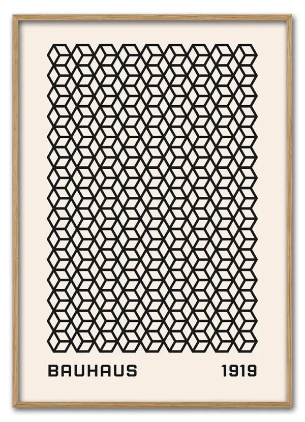 Bauhaus Geometric Mesh Massiv Eg