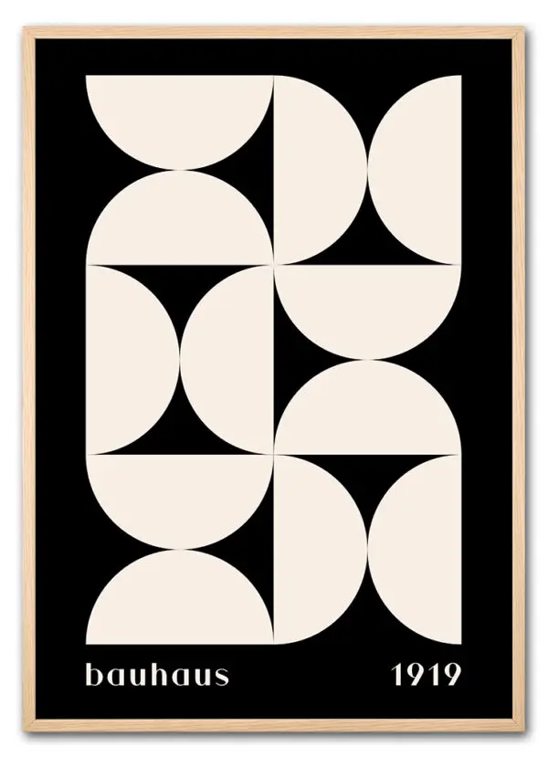 Bauhaus Pattern Grid – Black Edition Eg