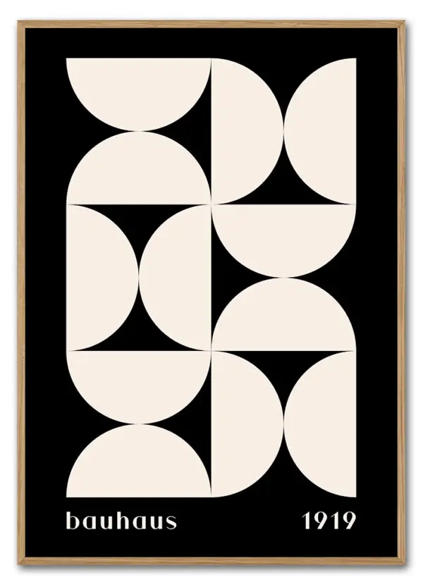 Bauhaus Pattern Grid – Black Edition Massiv Eg