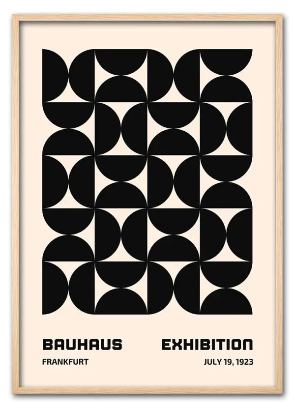 Bauhaus Pattern Grid – Black Eg