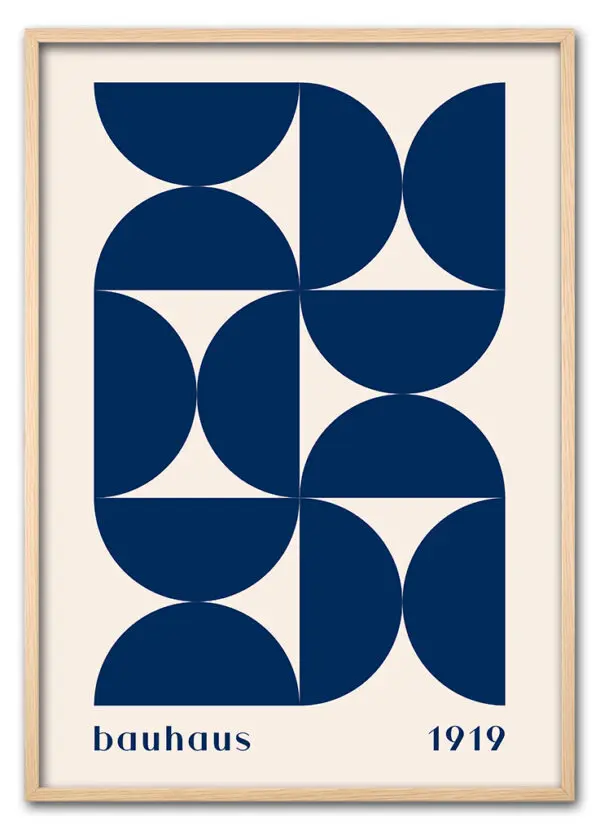 Bauhaus Pattern Grid – Blue Edition Eg