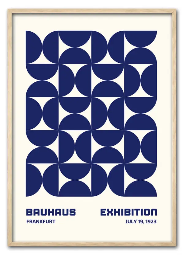 Bauhaus Repeats No. 01 – Blue Eg