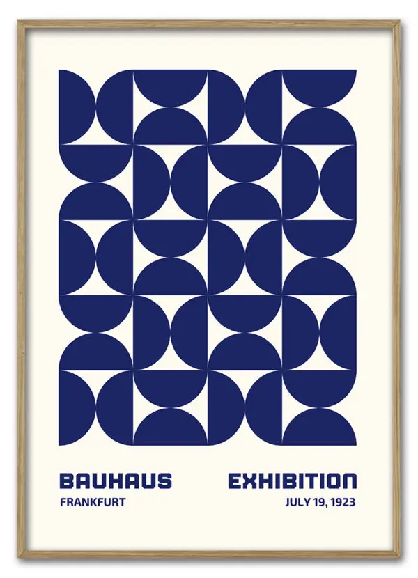 Bauhaus Repeats No. 01 – Blue Massiv Eg