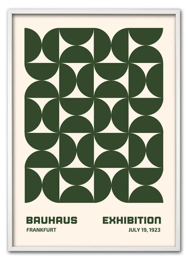 Bauhaus Repeats No. 02 – Green Hvid