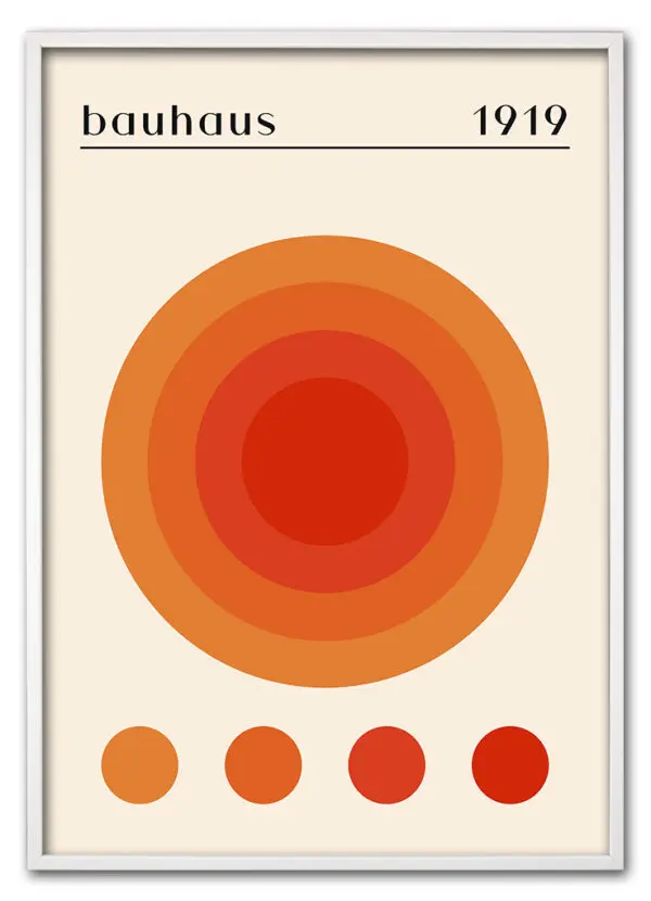 Bauhaus Spectrum Orange Hvid