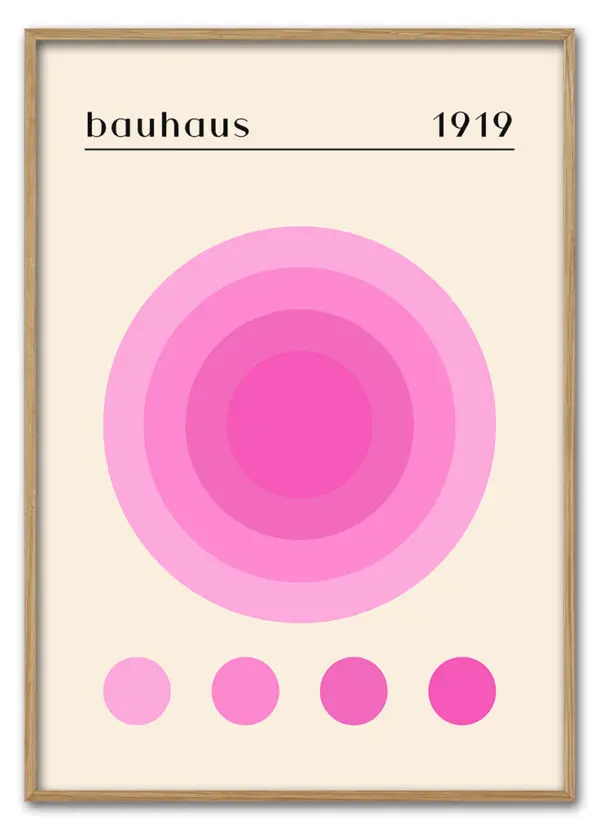 Bauhaus Spectrum Pink Massiv Eg