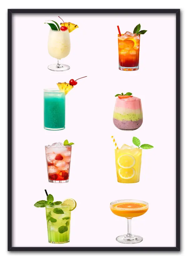 Colorful Cocktails Sort