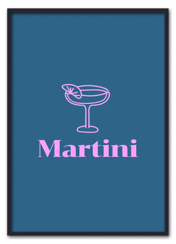 Martini in Blue Sort